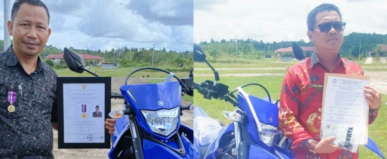 Kepala Desa Batu Buil Dan Batu Nanta Terima Penghargaan Sebagai Desa&nbsp;Mandiri