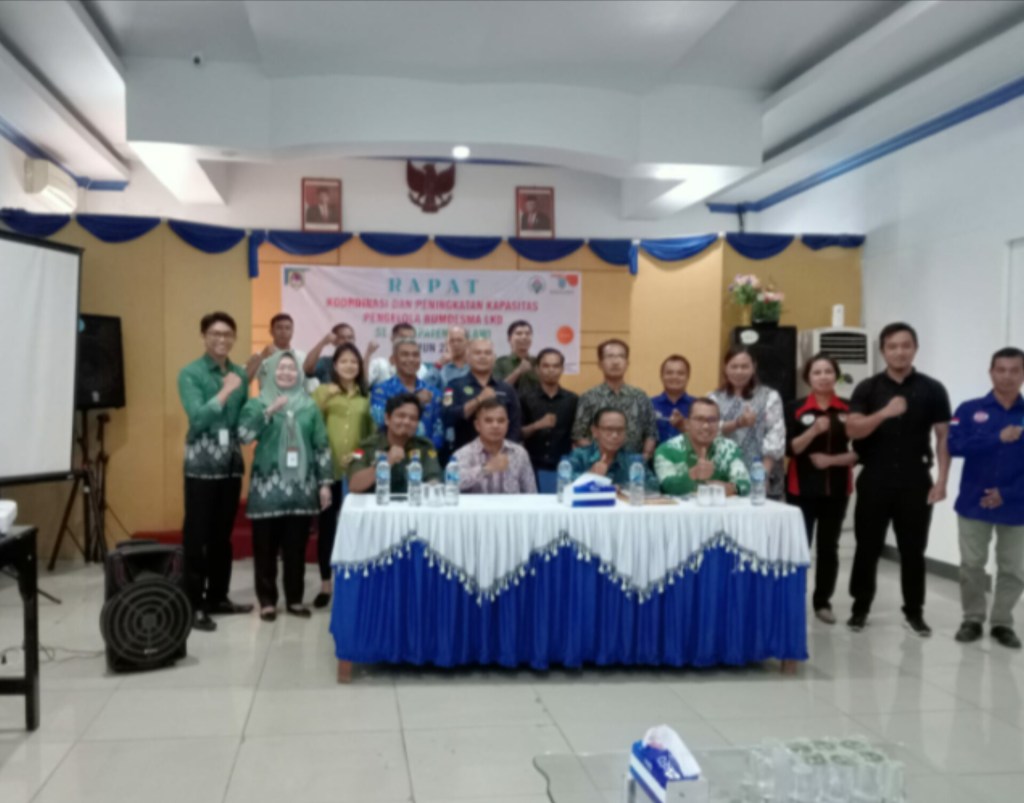 BKAD gelar Rapat koordinasi dan peningkatan kapasitas pengelola bumdesma LKD Se-Kabupaten Melawi&nbsp;2023.