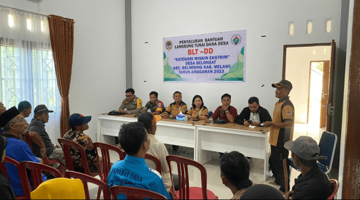 Pemerintah Desa BELONSAT Kec.Belimbing Penyaluran BLT-DD Katagori Miskin Ektrim Tahap I 2023 Kepada 32&nbsp;KPM