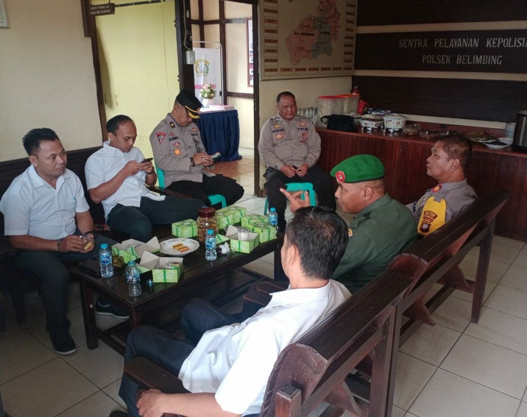 KETUA DAD BELIMBING HADIR DALAM KUNJUNGAN KERJA KAPOLRES MELAWI DI POLSEK&nbsp;BELIMBING