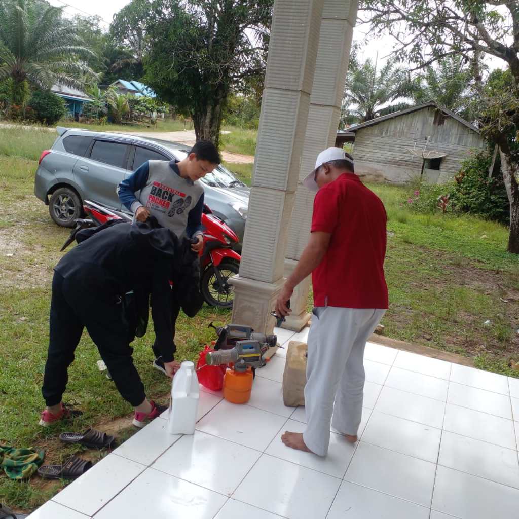 Potensi Ancaman Peningkatan Kasus DBD Harus Segera Diantisipasi,Desa Laman Bukit Langsung Laksanakan&nbsp;Fogging