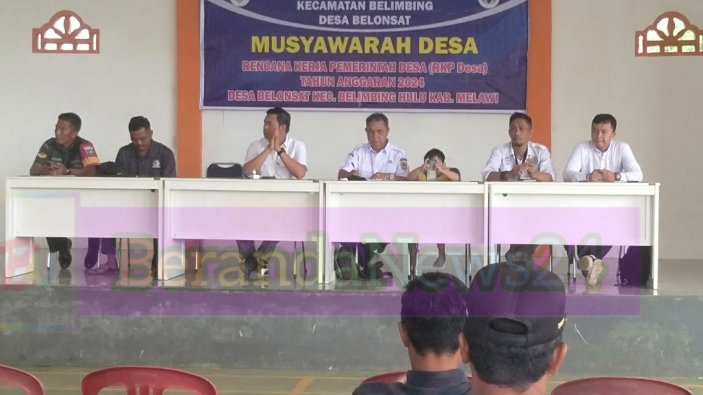 PEMDES BELONSAT JUGA GELAR RKPDes TA&nbsp;2024