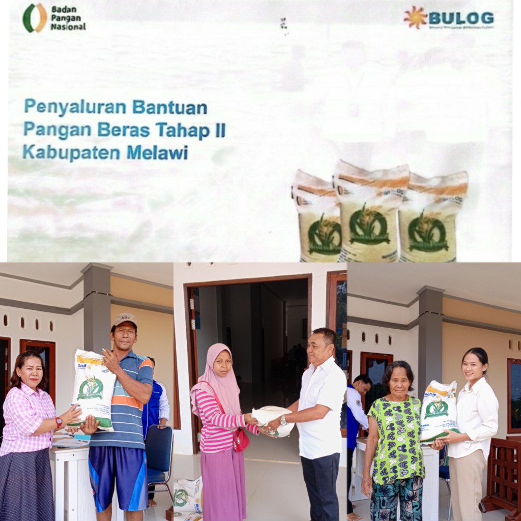 Salurkan BERAS 10 KG(CPP)  oleh Kades&nbsp;BELONSAT