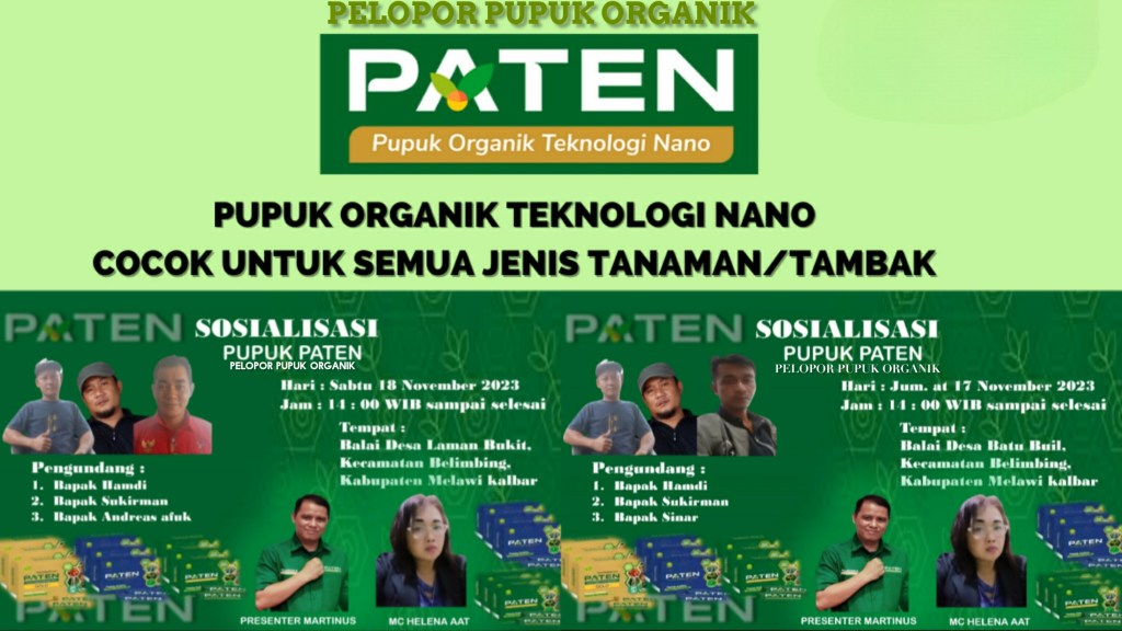 Kabar Gembira PATEN akan sosialisasi Produk&nbsp;Unggulan