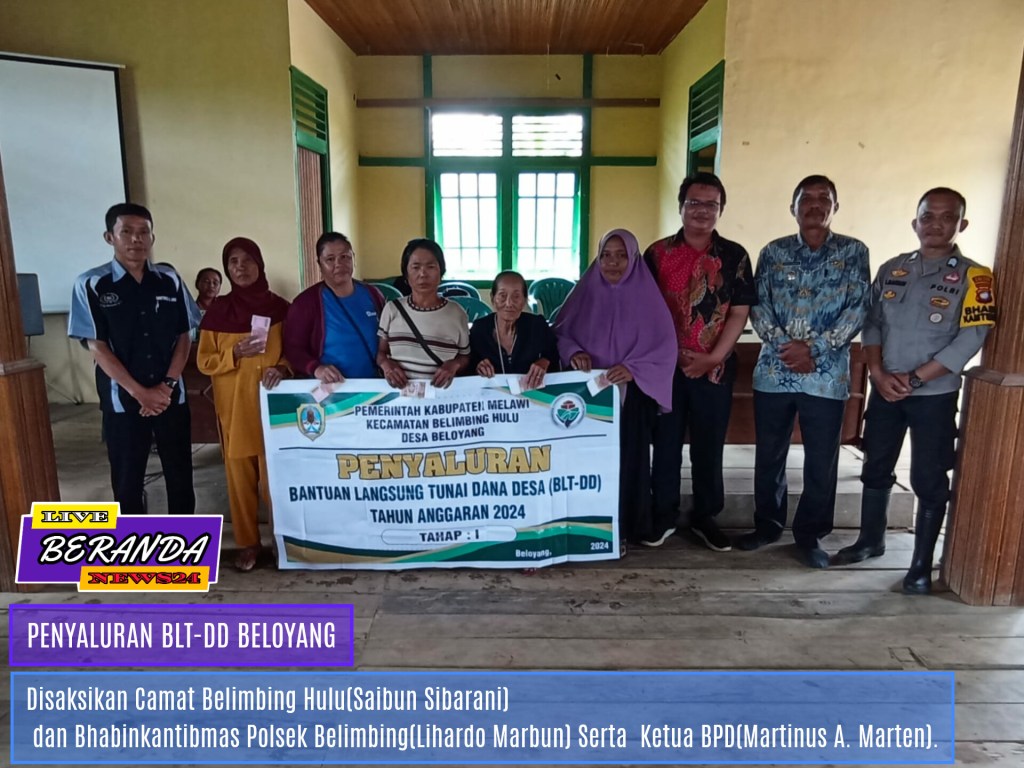 APBDes 2024 disahkan, BLT Dana Desa masih jadi prioritas Di&nbsp;Beloyang