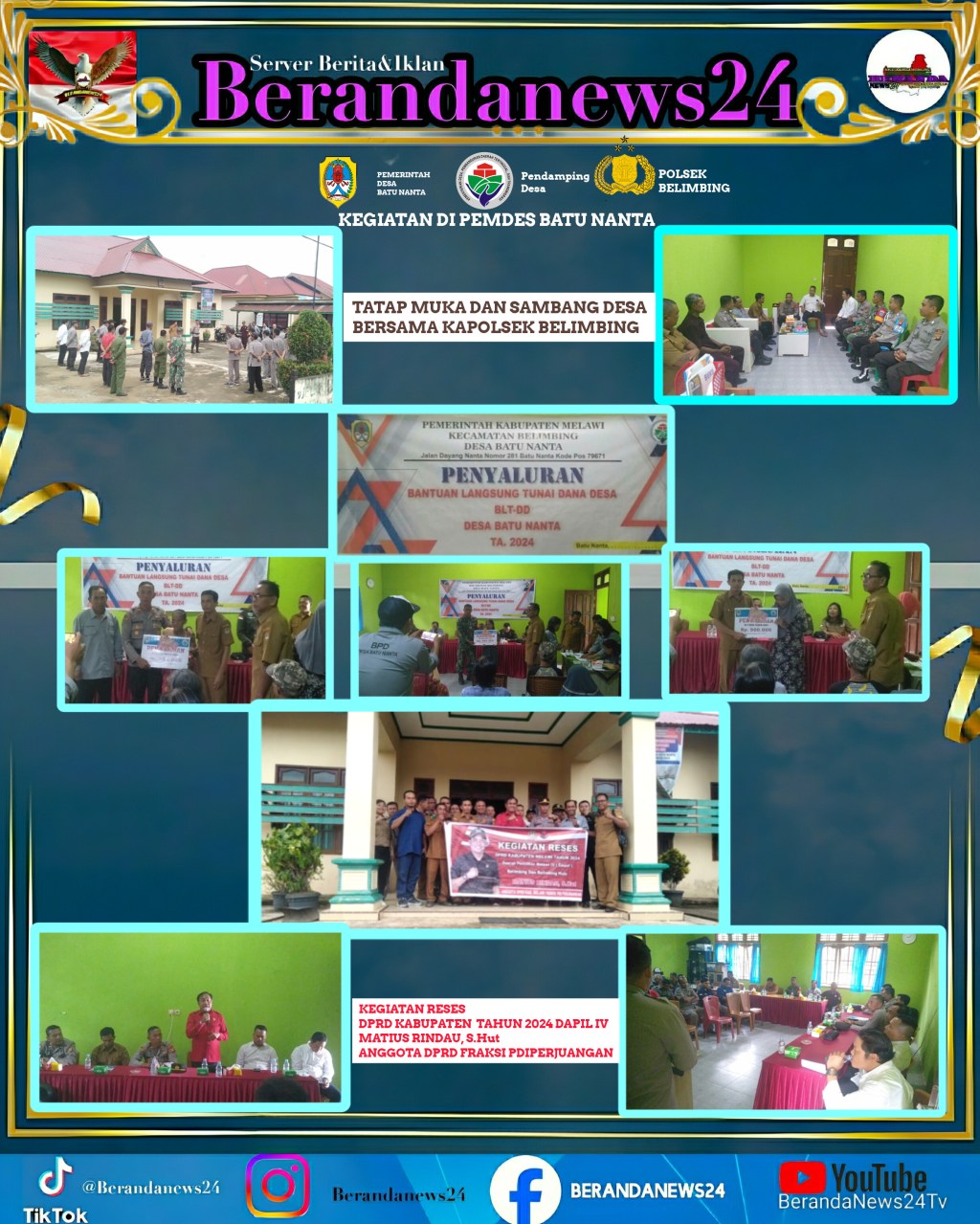 Hari ini PEMDES BATU NANTA GELAR 3 SESI KEGIATAN&nbsp;BERBEDA