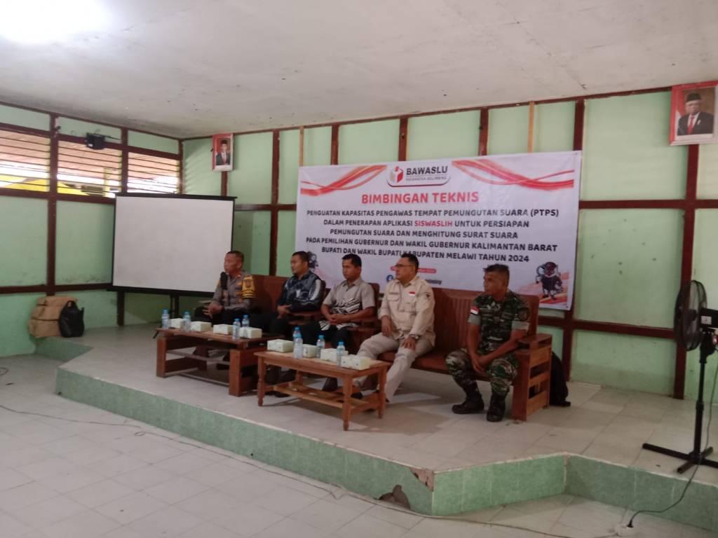 Camat,Danramil 1205/16,Kapolsek,Ketua PPK DAN BAWASLU Menghimbau Anggota Panwas Belimbing Tegak&nbsp;Lurus..!!