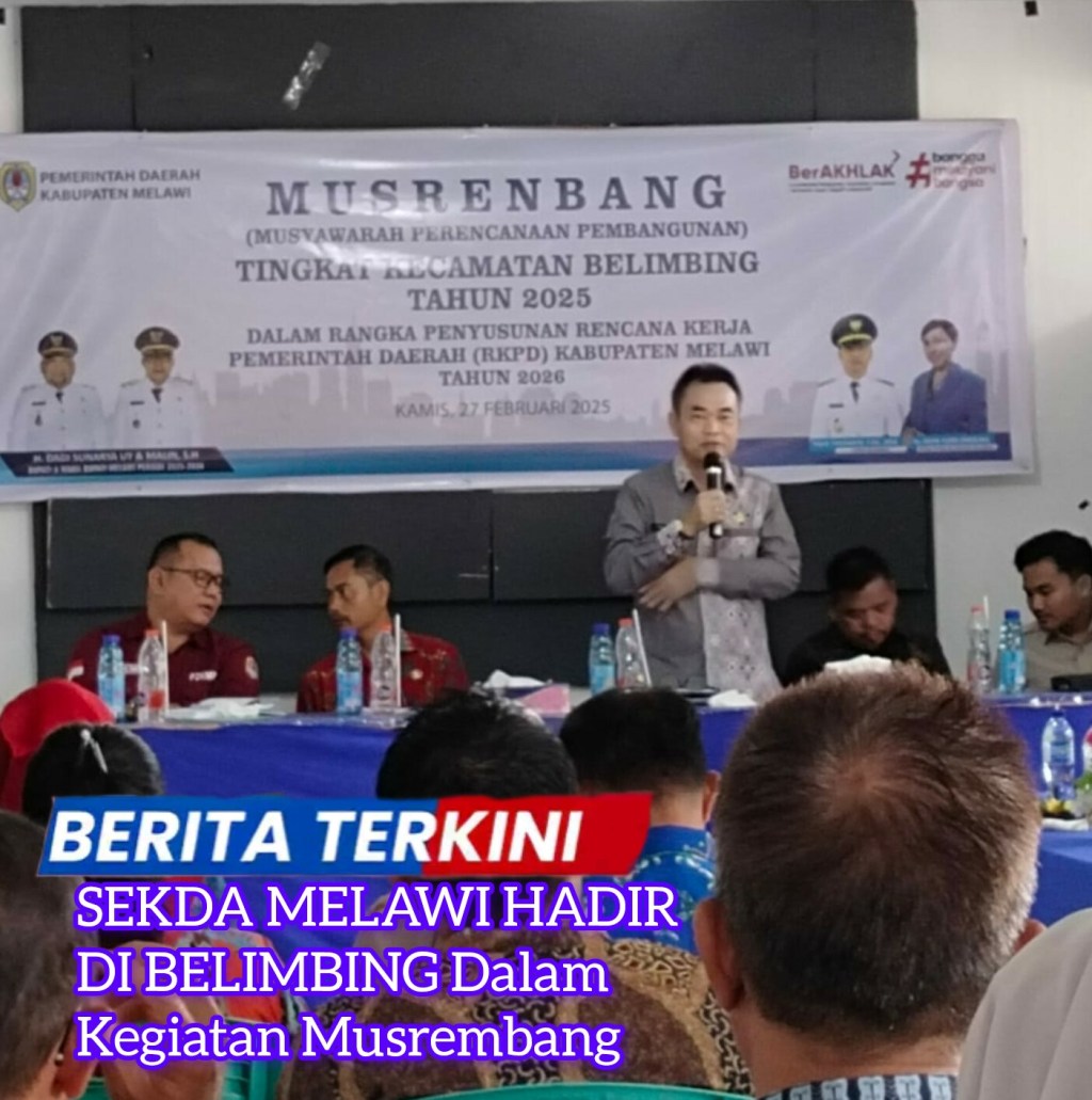 Sekda Melawi Hadir Musrenbang Di&nbsp;Belimbing