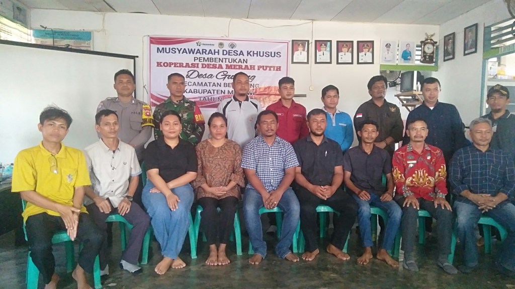 Pemdes Guhung 1 Dari 17 Desa Wilayah Bilimbing Laksanakan Musdesus Pembentukan KOPERASI MERAH&nbsp;PUTIH(KMP)