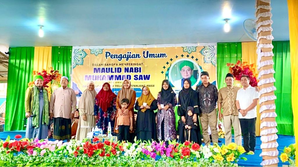 Kades Batu Nanta Hadiri Maulid Nabi Muhammad SAW di Masjid&nbsp;Al-Falah