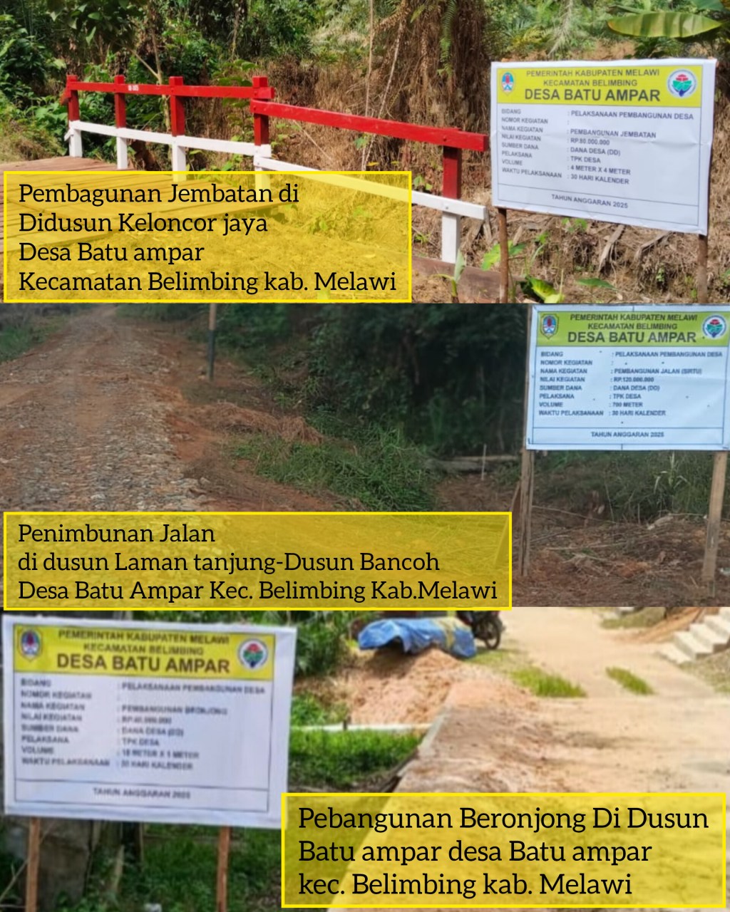 Tahun 2025 Pemdes Batam selesaikan semua Pembagunan fisik semua&nbsp;sektor