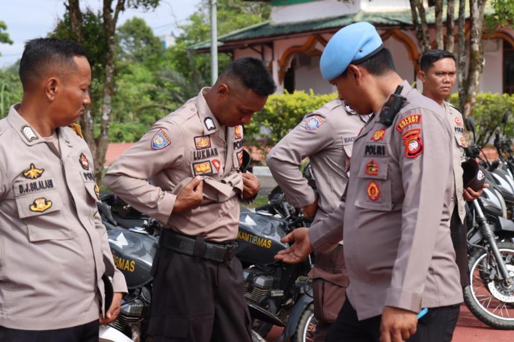 Propam Polres Melawi Lakukan Penegakan Disiplin terhadap&nbsp;Bhabinkamtibmas