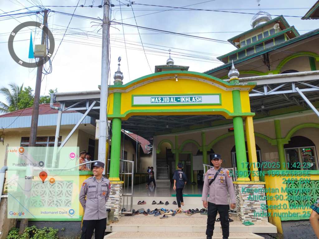 Kegiatan Rutin Samapta Polsek Menyuke Berikan Pengamanan Sholat&nbsp;Jum’at