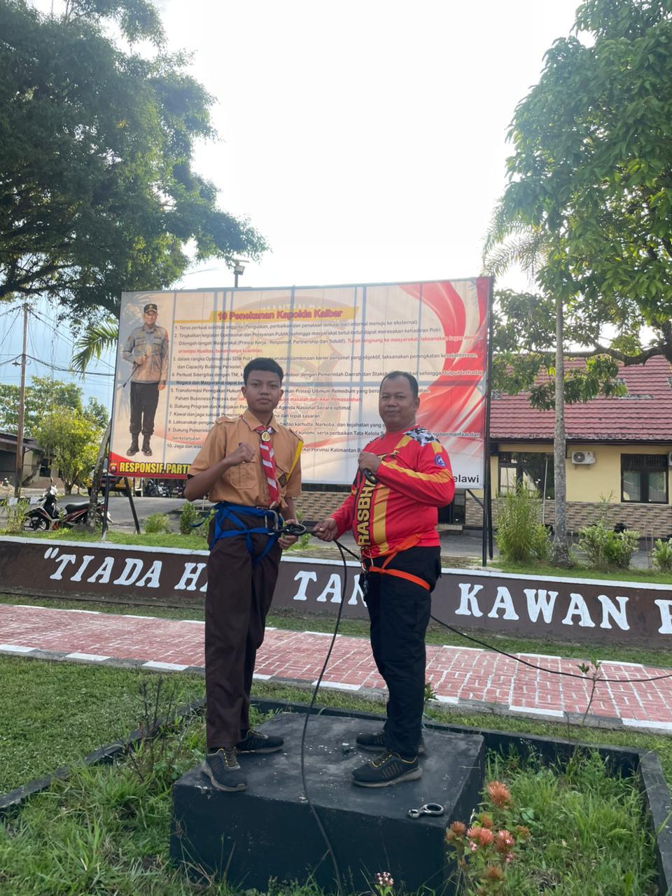 Saka Bhayangkara Polres Melawi Gelar Latihan Pengenalan&nbsp;Refling