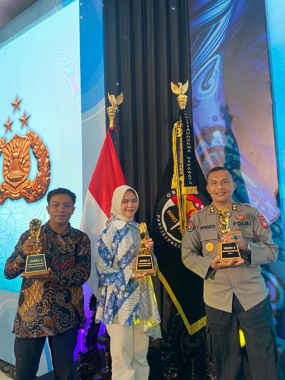 Dua Peserta Asal Kalbar Raih Juara Nasional Lomba Kreatif HUT ke-74 Humas&nbsp;Polri
