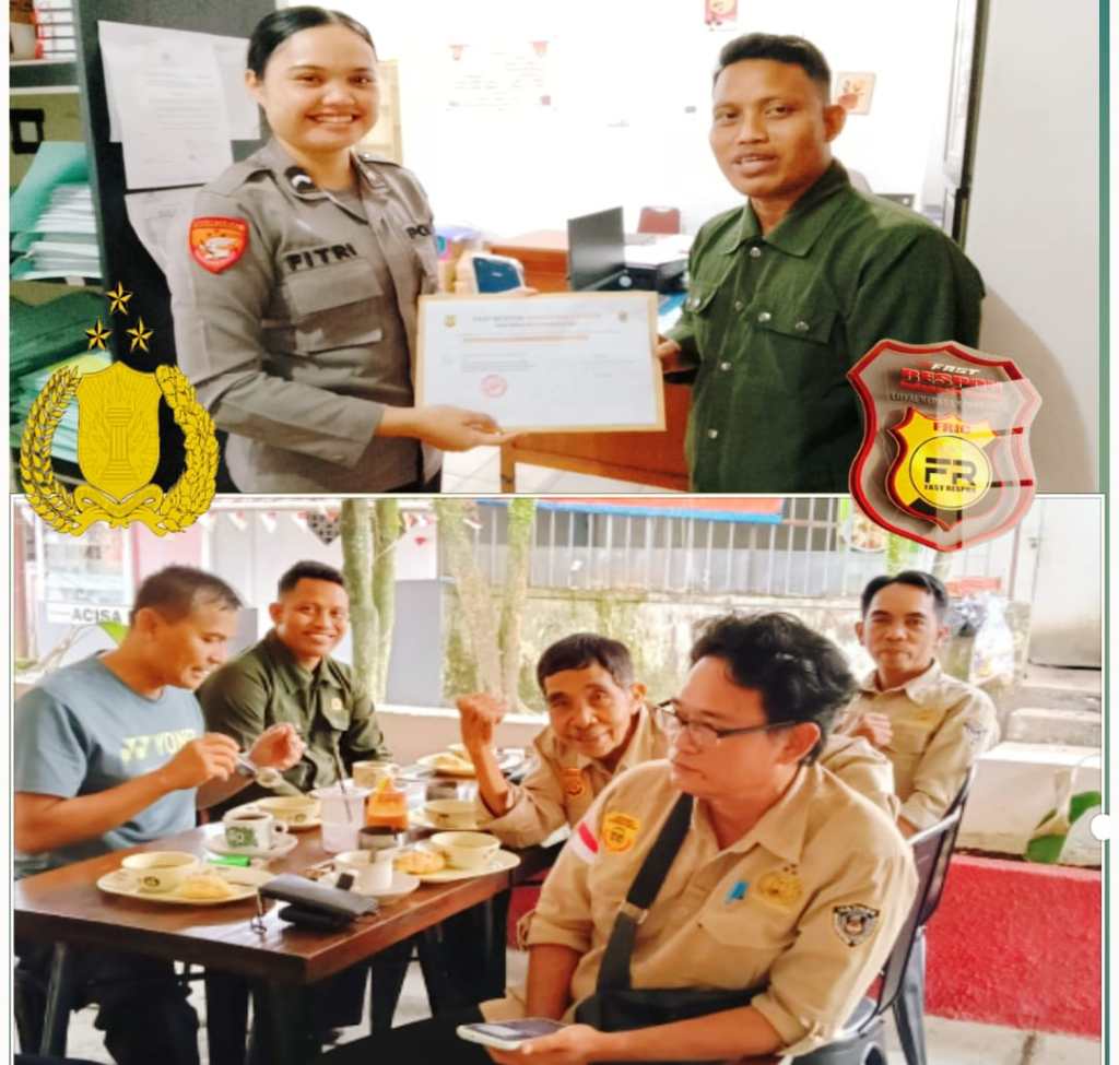 DPW Fast Respon Indonesia Center (FRIC) Kalbar Silaturahmi ke Polda Kalbar: Penyerahan S.K, Pererat Sinergi Serta&nbsp;Kemitraan