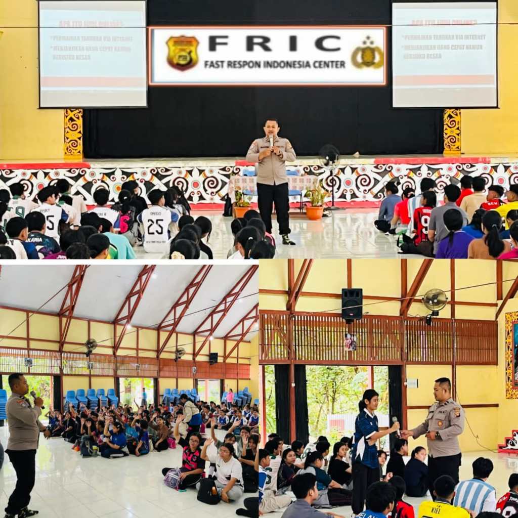 Sat Binmas Polres Melawi Beri Penyuluhan Bahaya Judi Online di SMA Santa Maria Nanga&nbsp;Pinoh