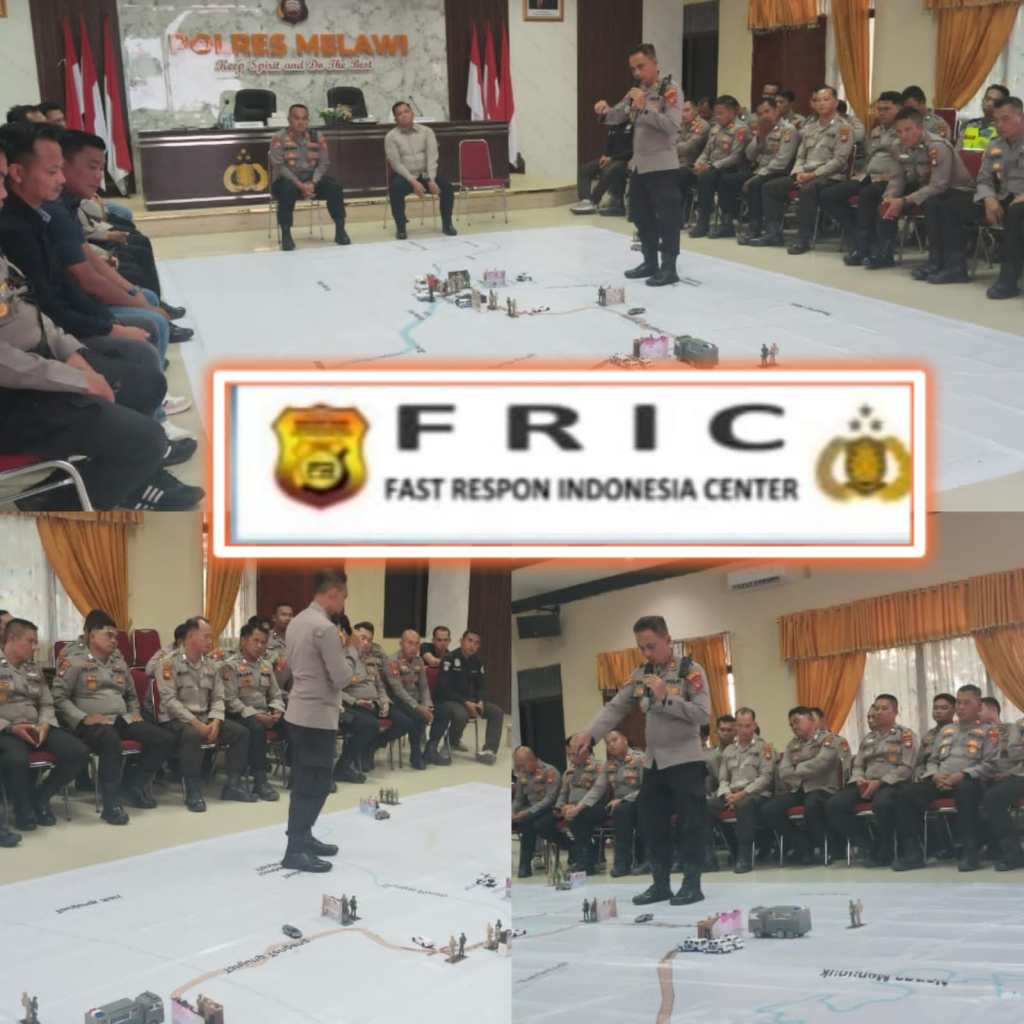Polres Melawi Gelar Tactical Floor Game Operasi Lilin Kapuas&nbsp;2025