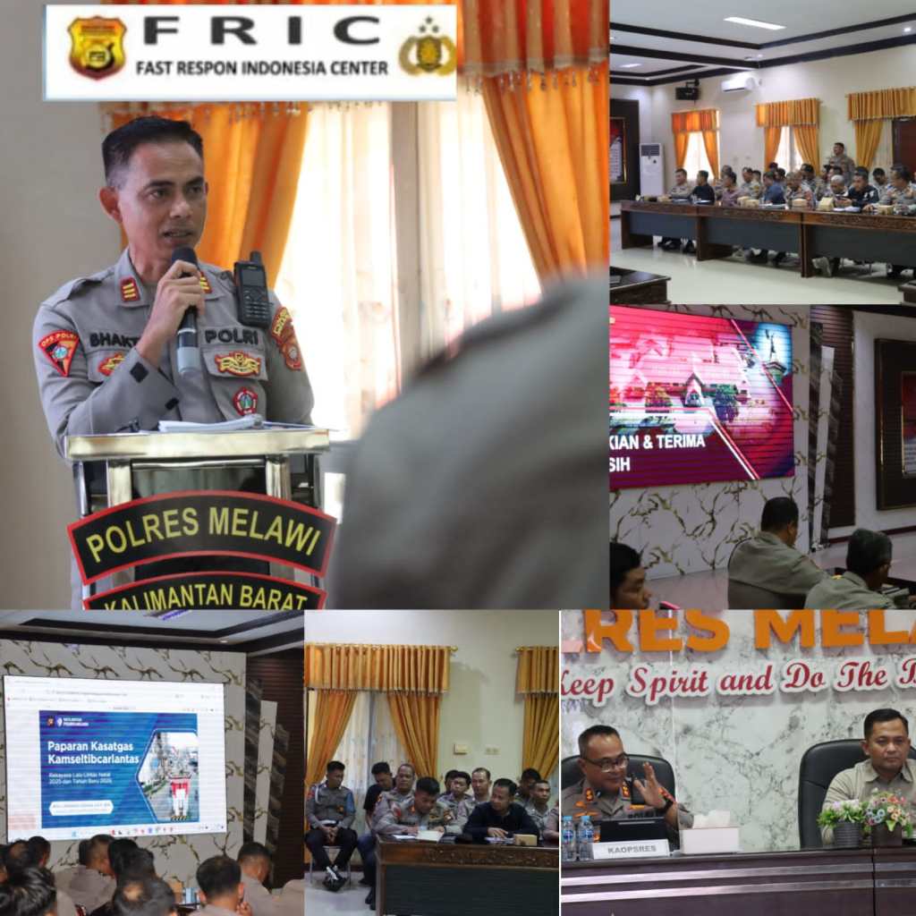 Latihan Pra Operasi Lilin Kapuas-2025, Polres Melawi Siap Mengamanan Perayaan&nbsp;Nataru