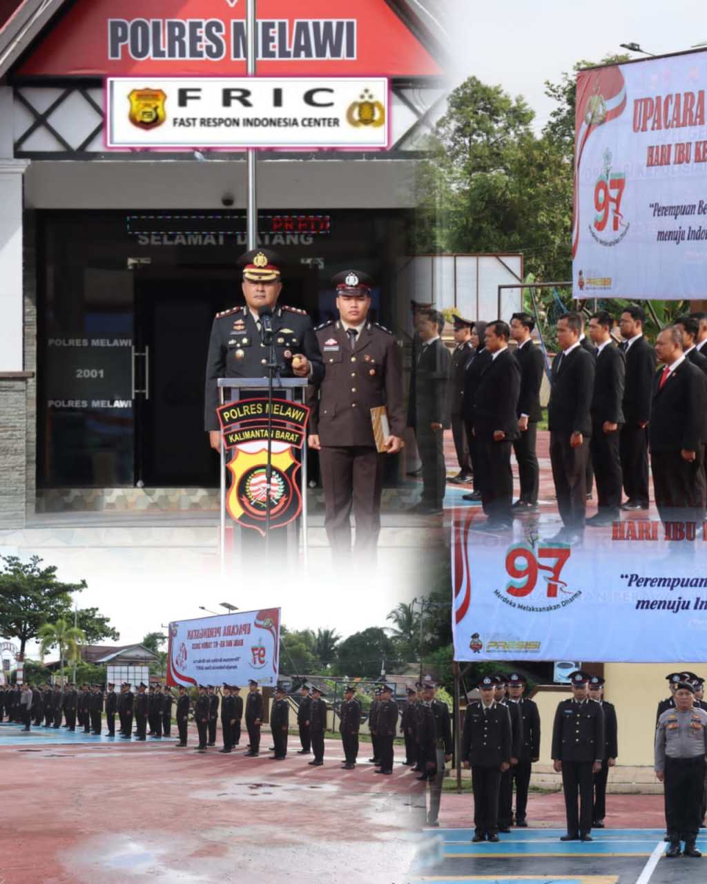 Kapolres Melawi Pimpin Upacara Peringatan Hari Ibu ke-97 Tahun&nbsp;2025