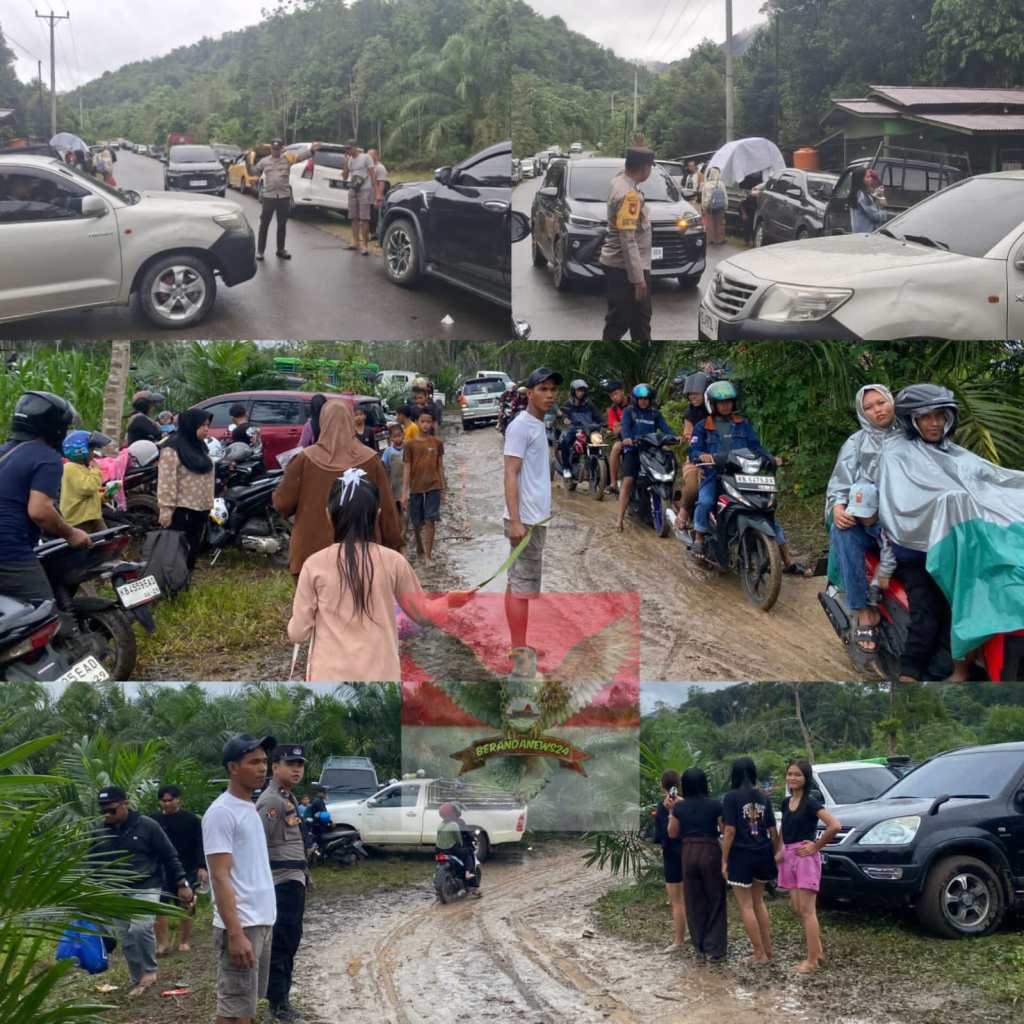 Polres Melawi Lakukan Pengaturan dan Pengamanan di Jalur Wisata, Pastikan Arus Lalu Lintas&nbsp;Lancar