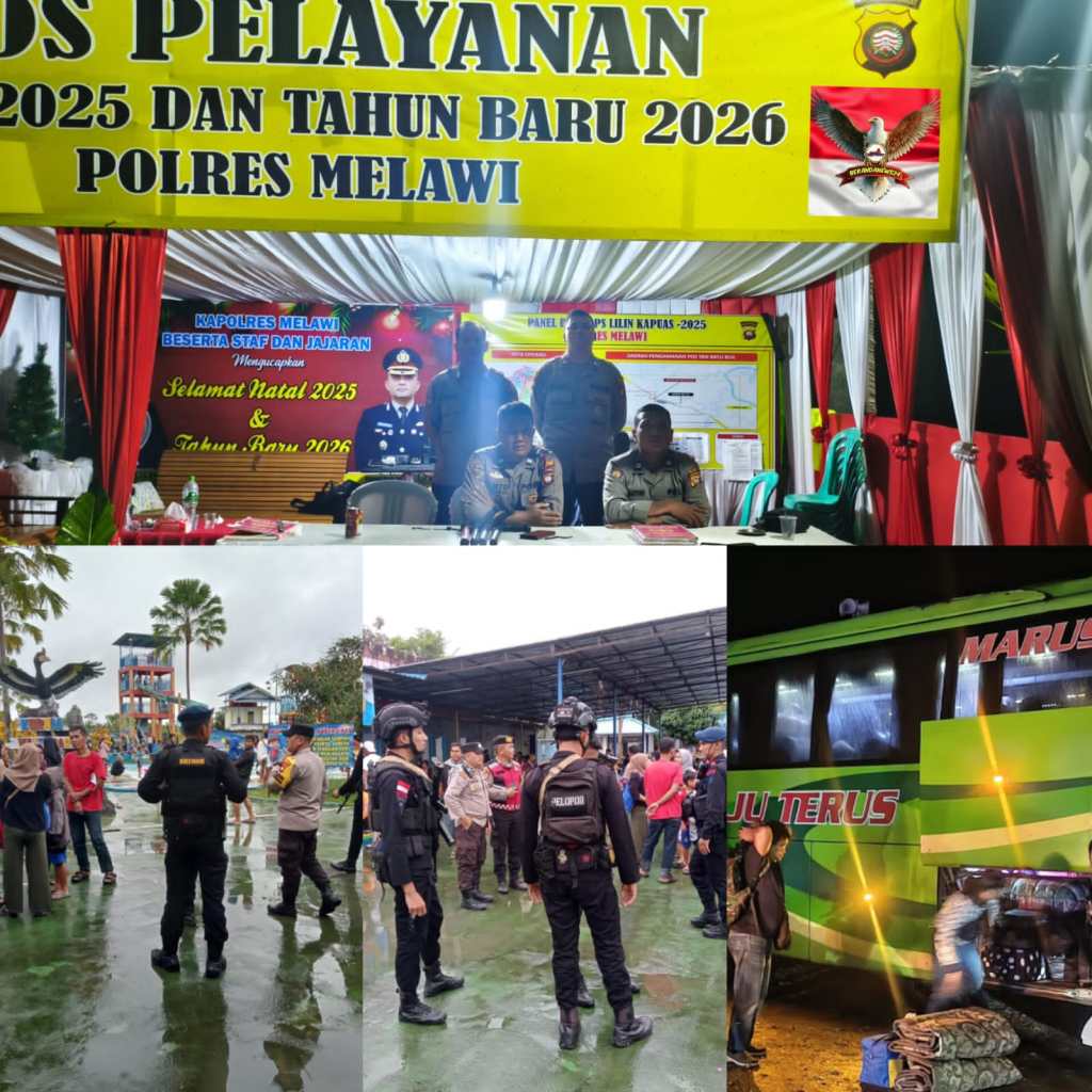 Polres Melawi Perpanjang Waktu Pengamanan dan Pelayanan hingga Liburan Tahun Baru Selesai, Pastikan Kenyamanan dan Keselamatan&nbsp;Masyarakat