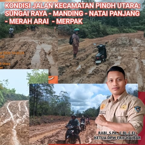 Warga Kecewa Ketua DPW FRIC KALBAR RABI Angkat!! BicaraJalan Rusak Parah,Warga Kecewa Pemerintahnya&nbsp;Kemana