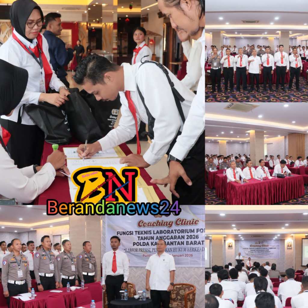 Coaching Clinic Fungsi Teknis Laboratorium Forensik TA 2026 Digelar di&nbsp;Kalbar